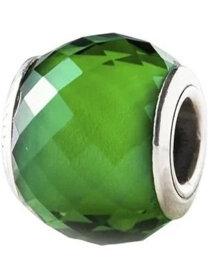 Nur Silver Yeşil Murano Gümüş Charm NUR-BL00057