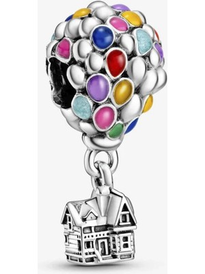 Nur Silver Adventure Balon Gümüş Charm - NUR-CM00087