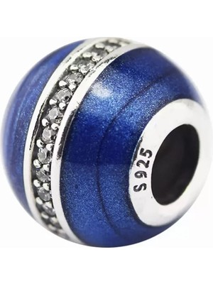 Nur Silver Mavi Gümüş Charm NUR-BL01157