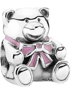 Nur Silver Ayıcık Gümüş Charm NUR-BL01207