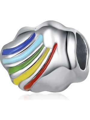 Nur Silver Gökkuşağı Gümüş Charm NUR-BL01277