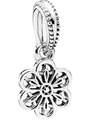 Nur Silver Sallantılı Çiçek Gümüş Charm NUR-BL00126