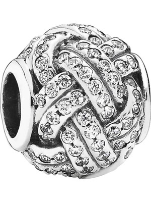 Nur Silver Aşk Düğümü Gümüş Charm NUR-BL00157