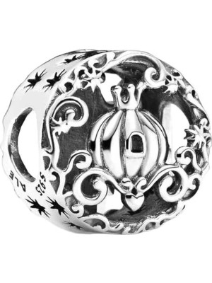 Nur Silver Cinderella Balkabağı Gümüş Charm NUR-BL00161