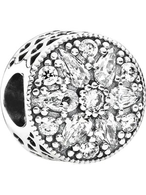 Nur Silver Radiant Bloom Gümüş Charm NUR-BL00188