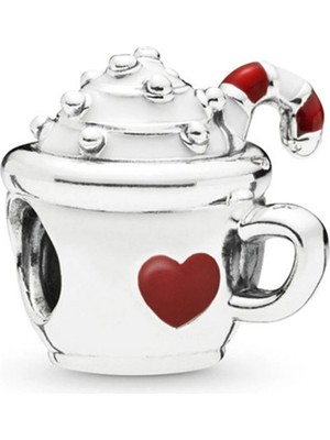 Nur Silver Kalpli Kupa Gümüş Charm NUR-BL01306