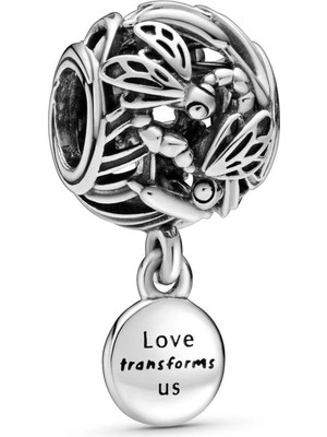 Nur Silver Kafes Yusufcuk Aşk Gümüş Charm NUR-BL01591