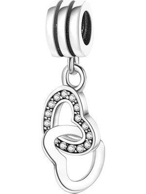 Nur Silver Kalpli Sallantılı Gümüş Charm NUR-BL00117