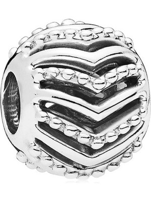 Nur Silver Geçişli Gümüş Charm NUR-BL09995