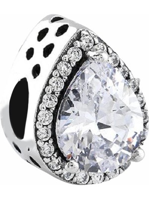 Nur Silver Damla Gümüş Charm NUR-BL12485