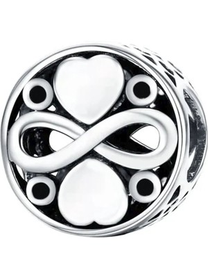 Nur Silver Sonsuzluk Gümüş Charm NUR-BL12488