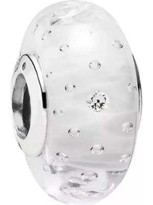 Nur Silver Murano Taşlı Gümüş Charm NUR-BL01796