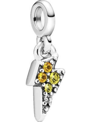 Nur Silver Şimşek Me Gümüş Charm NUR-BL12462