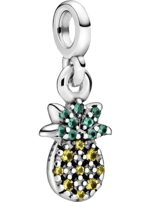 Nur Silver Ananas Gümüş Me Charm NUR-BL00237