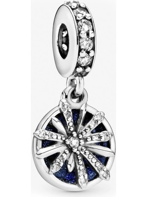 Nur Silver 'The Best İs Yet To Come' Yazılı Sallantılı Gümüş Charm NUR-BL00242