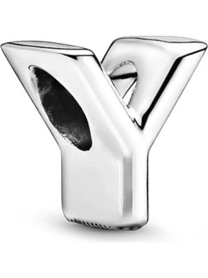 Nur Silver Y Harfi Gümüş Charm - NUR-CM00419
