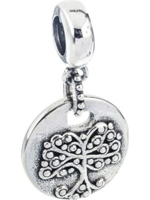 Nur Silver Ağaç Cazibesi Gümüş Charm - NUR-CM00421