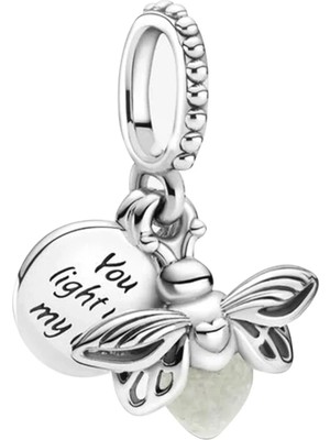 Nur Silver Ateş Böceği Gümüş Charm NUR-BL00066