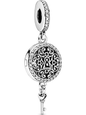 Nur Silver Regal Key Dangle Gümüş Charm NUR-BL10003