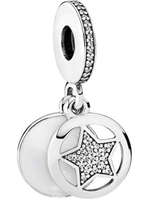 Nur Silver Dostluk Yıldızı Gümüş Sallantılı Charm NUR-CH00004