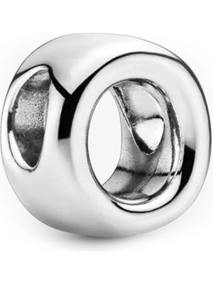 Nur Silver O Harfi Gümüş Charm NUR-BL00256