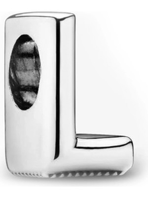 Nur Silver L Harfi Gümüş Charm NUR-BL00263