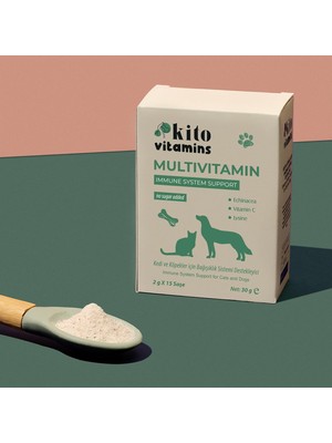 Hepta Collection Kito Kedi ve Köpekler Için Multivitamin Bağışıklık Sistemi Destekleyici 2g x 15 Saşe