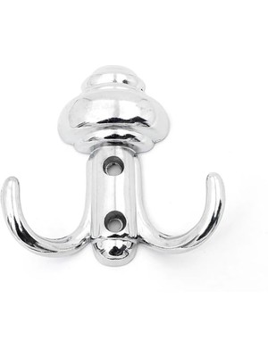 Hepta Collection Noktalı Vestiyer Duvar Askısı Dolap Elbise Askılığı Siyah Metal Askı (10 Adet)