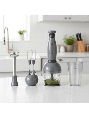 Homend Handmaid 1967H Blender Set Antrasit Siyah