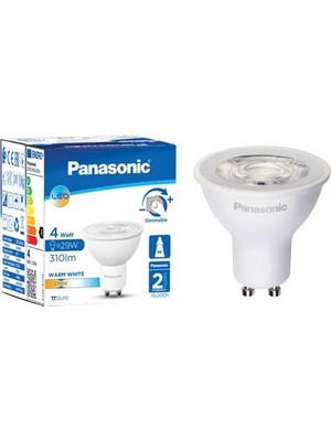 Hepta Collection Panasonic GU10 LED Dim Lamba 4W 310LM 2700K