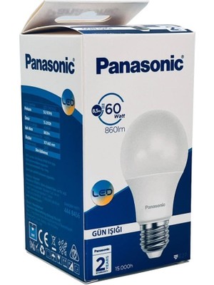 Hepta Collection Panasonic 8,5W (60W) LED Ampul 4000K - Gün Işığı E27 LED Lambası