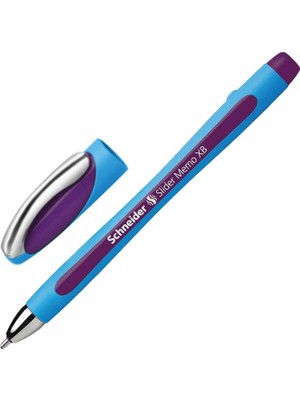 Hepta Collection Slider Memo Tükenmez Kalem, 1 Adet, Mor