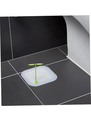 Hepta Collection Gider Kötü Koku Önleyici Palmiye Lavabo Gider Kapatıcı Banyo Küvet Süzgeç Kapatma Beyaz Renk