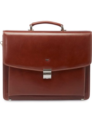 Tergan  Taba Hakiki Deri Erkek Evrak Çantası - S1EV00002634-B01