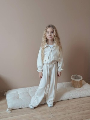 Yiğit Butik Fermuarlı Premium Kız Çocuk Alt Üst Takım