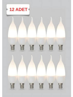 Kendal KES210 – Led’li Buji Kıvrık Ampul 7W (6500K | E14 | 12’li Paket)