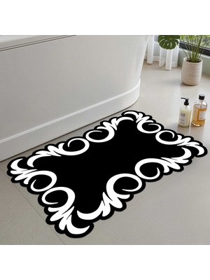 Monnhein Banyo Paspası, Yumuşak Banyo Halısı, Kaymaz Dot Tabanlı, Yıkanabilir - 60X100