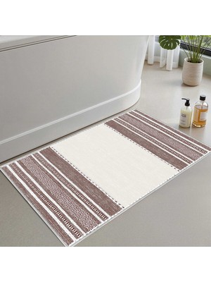 Monnhein Banyo Paspası, Yumuşak Banyo Halısı, Kaymaz Dot Tabanlı, Yıkanabilir - 60X100