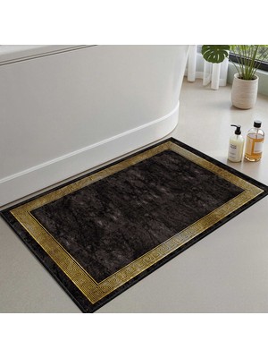 Monnhein Banyo Paspası, Yumuşak Banyo Halısı, Kaymaz Dot Tabanlı, Yıkanabilir - 60X100
