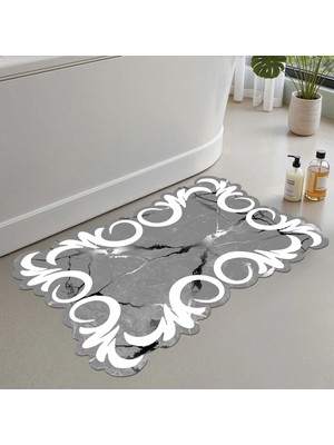 Monnhein Banyo Paspası, Yumuşak Banyo Halısı, Kaymaz Dot Tabanlı, Yıkanabilir - 60X100