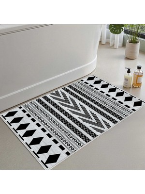 Monnhein Banyo Paspası, Yumuşak Banyo Halısı, Kaymaz Dot Tabanlı, Yıkanabilir - 60X100