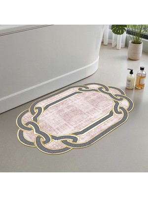Monnhein Banyo Paspası, Yumuşak Banyo Halısı, Kaymaz Dot Tabanlı, Yıkanabilir - 60X100