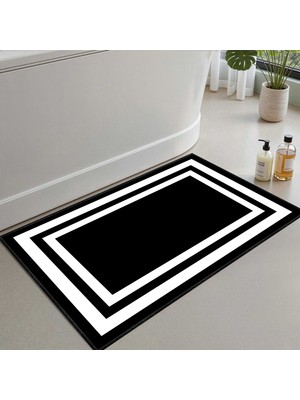 Monnhein Banyo Paspası, Yumuşak Banyo Halısı, Kaymaz Dot Tabanlı, Yıkanabilir - 60X100