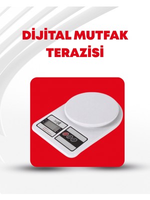 Pazarcan 10 kg Kapasiteli LCD Ekranlı Dijital Mutfak Tartıs