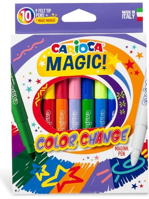 Hepta Collection Carıoca 10+2 Renk Sihirli Keçeli Kalem 42737