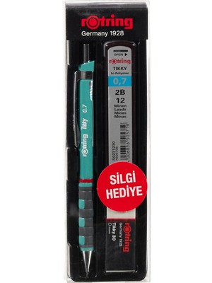 Hepta Collection Tıkky Min Silgi 3'lü Okul Seti- 0.7 Deniz Mavi