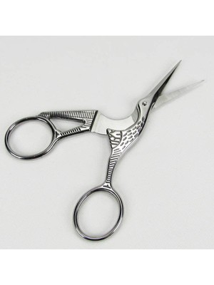 Hepta Collection Parti Vitrini Leylek Şeklinde Gümüş Renk Söz ve Nişan Makası