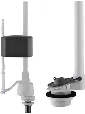 MegaVitrin Tema Siamp 30-24 Stoplu Basmalı Klozet Rezervuar Iç Takımı - Tek Kademeli Sessiz Dolum