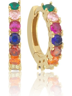 Cherry By Özkonak Renkli Taşlı Küpe