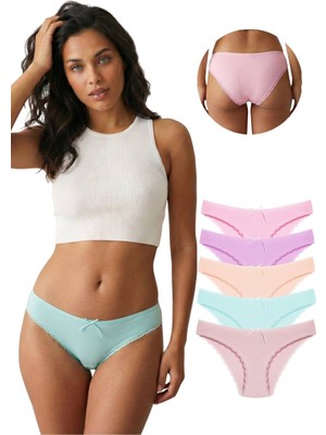 New Lilla 1101 Bikini Kadın T. Dantelli Külot Paketi